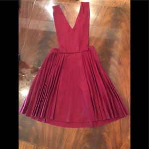 Bordeaux colored dress
